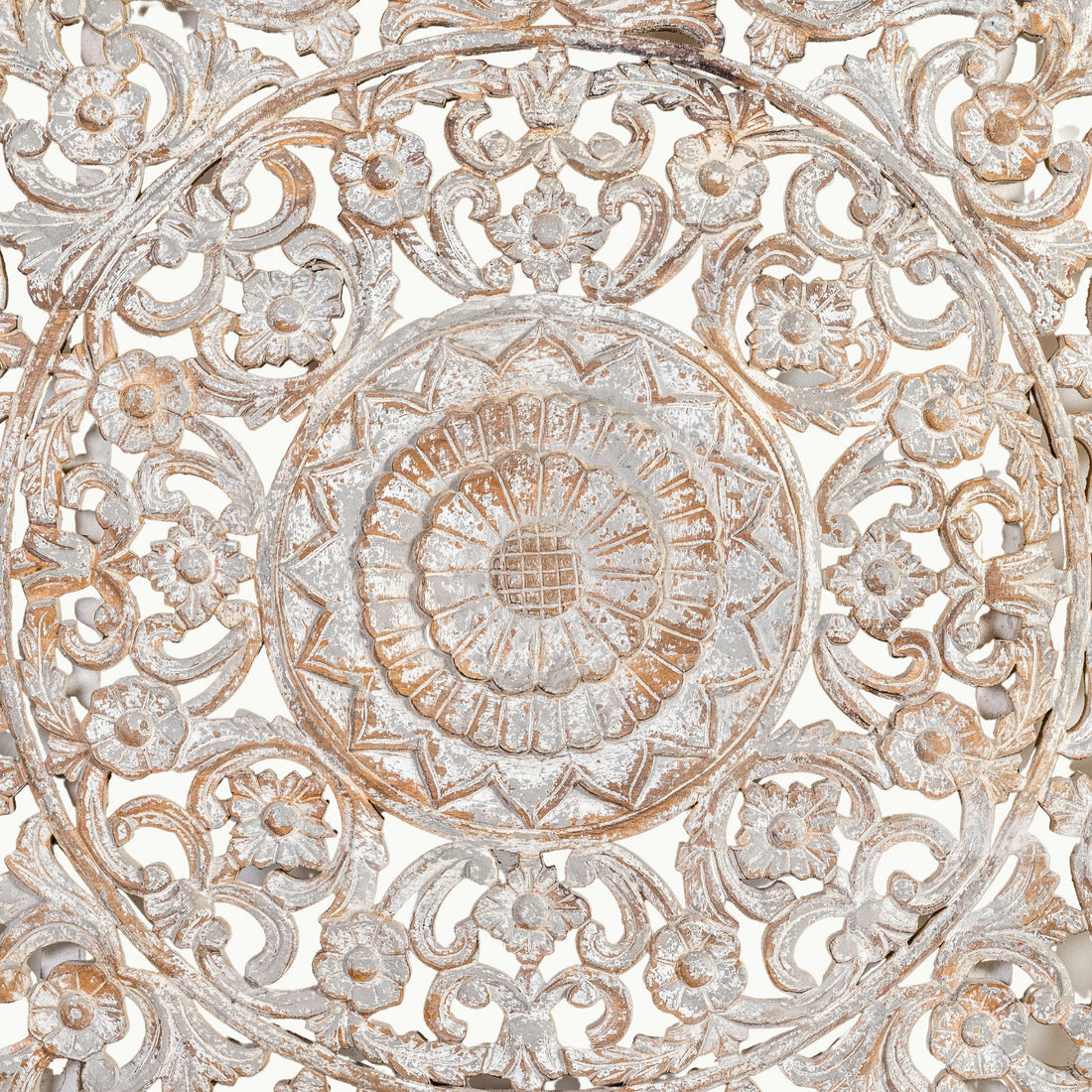 Vintage style round wall panel